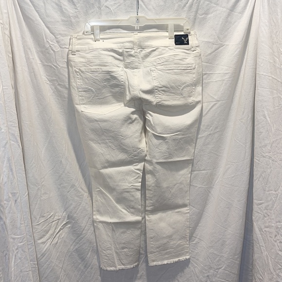 American Eagle Crop Jeans super super stretch size 16 regular - Picture 2 of 2